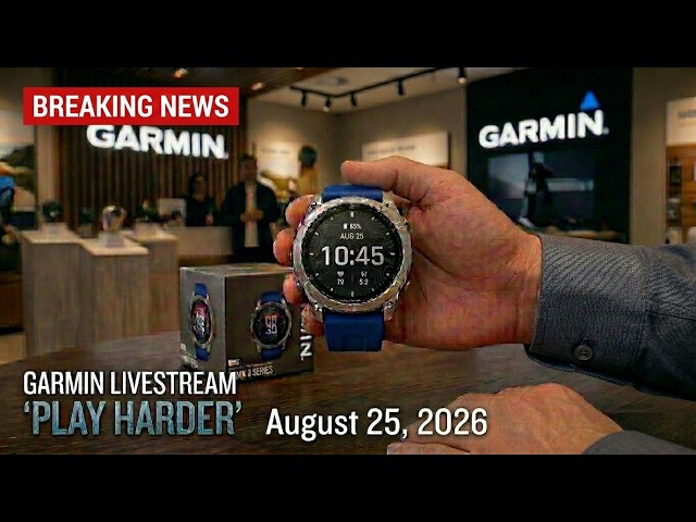 Garmin's "Play Harder" Livestream Is Tomorrow — Here's What's Leaking