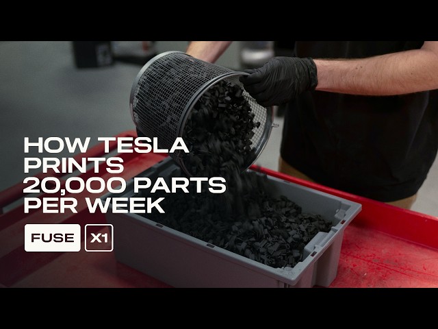 Tesla builds FASTER with Formlabs Fuse X1!
