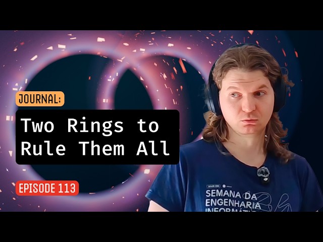 Episode 113: Journal: Two Rings to Rule Them All
