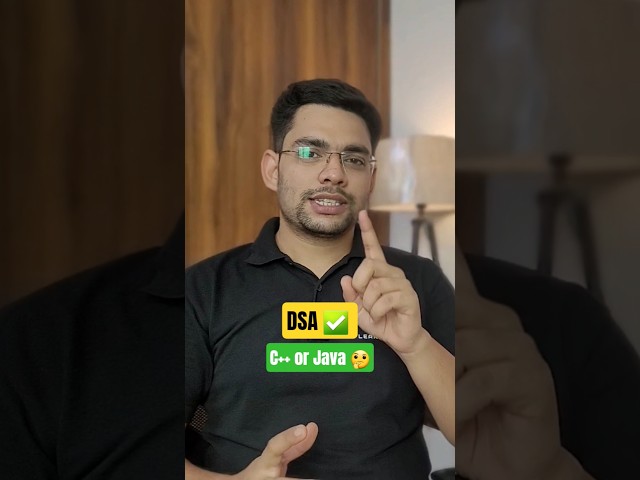 DSA with Java or C++ ✅️!!