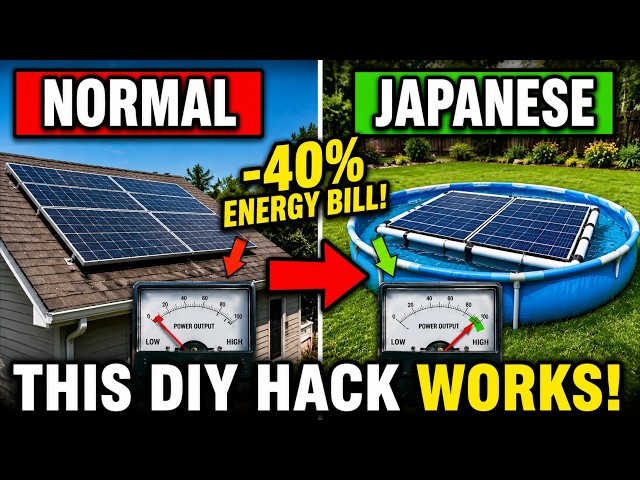 This Japanese Floating Solar Hack Could Slash Your Energy Bill by 40%. DIY