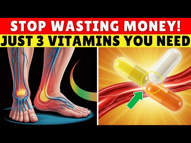 The ONLY 3 Vitamins You Need for Better Leg Circulation | Senior Health Tips | Dr. Evelyn Victoria