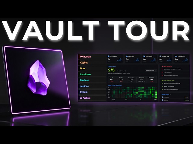 Obsidian Vault Deep Dive! Custom Plugins + Agentic Loops | My Full System