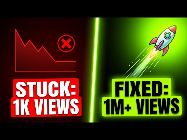 Why Your Shorts Get Stuck at 1,000 Views (Fix This)                             #shorts #video