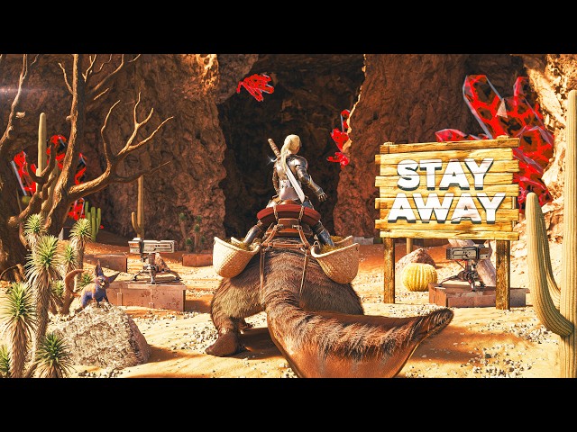 I built a Desert Cave on Official Ark & this is how it went