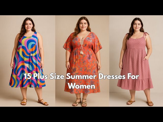15 Plus Size Summer Dresses For Women | #summeroutfitinspo #fashion