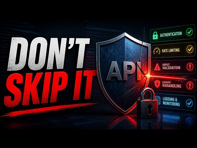 Stop Ignoring API Security