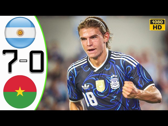 Argentina vs Burkina Faso 7-0 Destroyed Highlights & All Goals 2026 HD