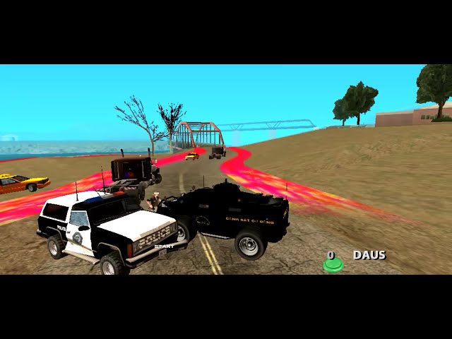 GTA SA Crowd Dispersal Vehicle CSCD VS Police