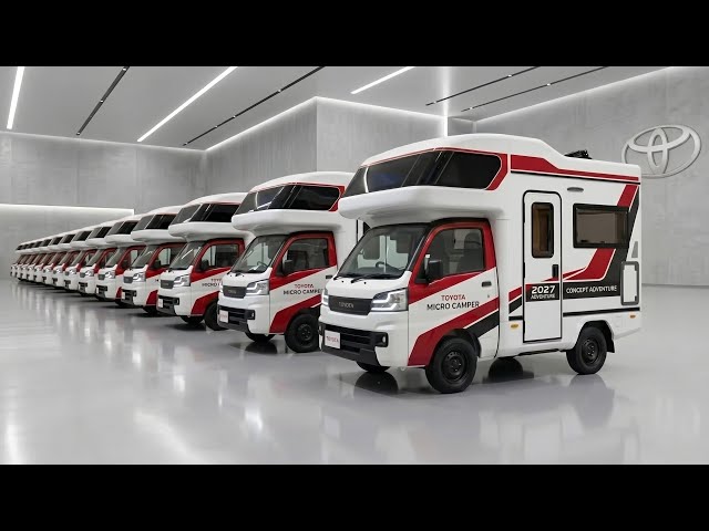 2027 Toyota Micro Mini Camper: The Mini RV with a Hidden Bathroom Surprising the U.S.! 😱🚐