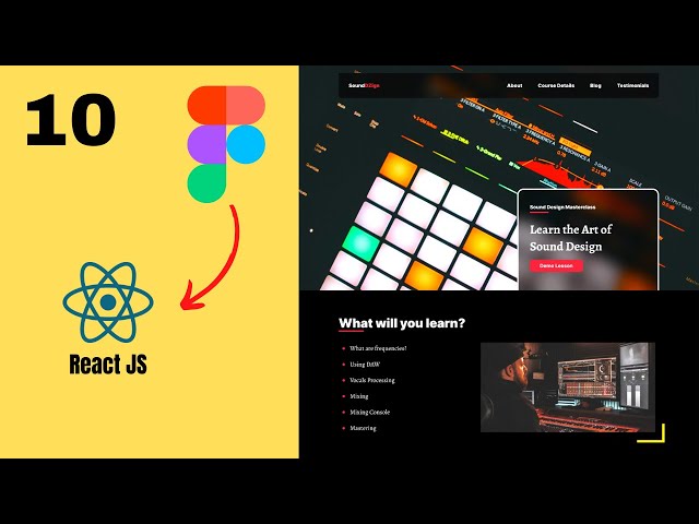 Figma To React JS | Build A Modern Responsive Website - Testimonials Section