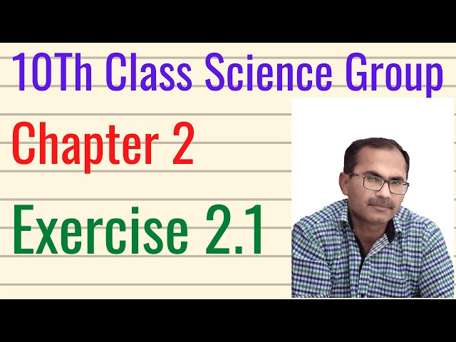 10Th Class Math Science Group Notes || Chapter 2, Exercise 2.1 ||