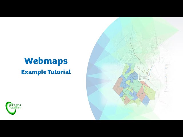 Webmap Example Tutorial