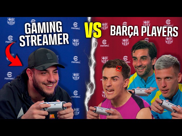 ¡Jugadores del Barça vs Gamer de eFootball! 🎮 | FC Barcelona🔵🔴