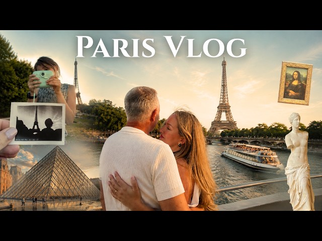 PARIS VLOG | Trip to Paris 4K | Eiffel Tower, Louvre, Notre Dame, Seine River Cruise | Anniversary