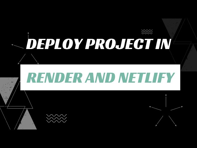 Full Stack Deployment Tutorial | Host Frontend on Netlify & Backend on Render Free and step by step