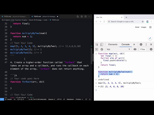 Assignment: Implementing map, filter, and reduce from Scratch