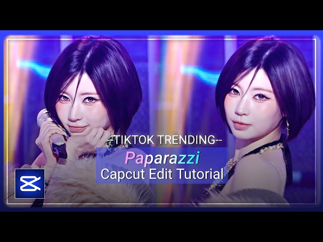 PAPARAZZI TIKTOK TRENDING CAPCUT EDIT TUTORIAL | EASY TUTORIAL