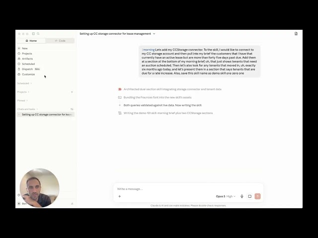 Build an AI Morning Brief for Your Self Storage Facility