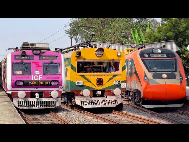 🔥Most unique Indian trains | Vande Bharat Express + Inspection train + EMU local trains