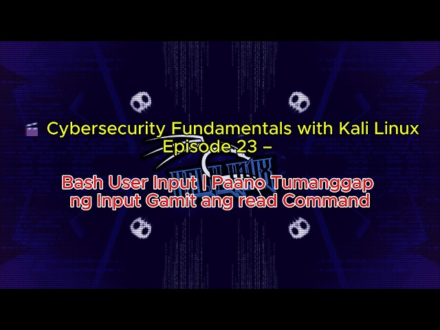 What is read command in kali-linux