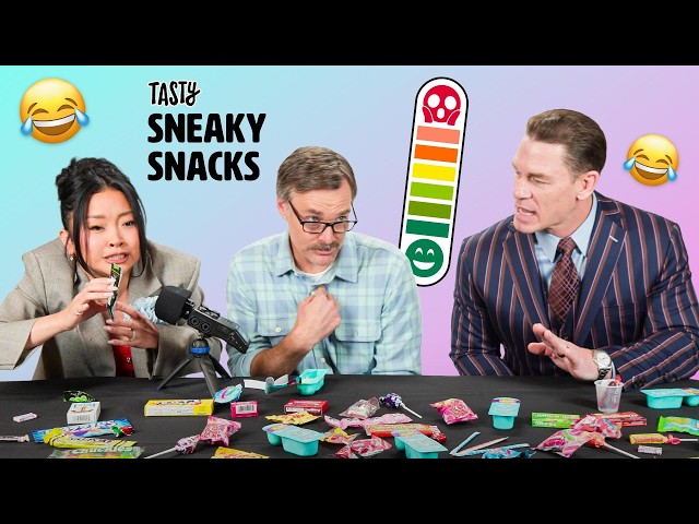 Can The Coyote Vs Acme Cast Snack Silently? | Sneaky Snacks