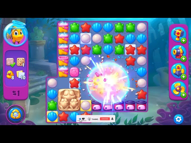 Fishdom lvl 8533-8541🔥Gameplay #827