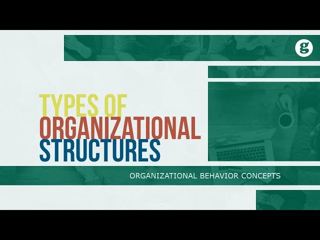 Types of Organizational Structures