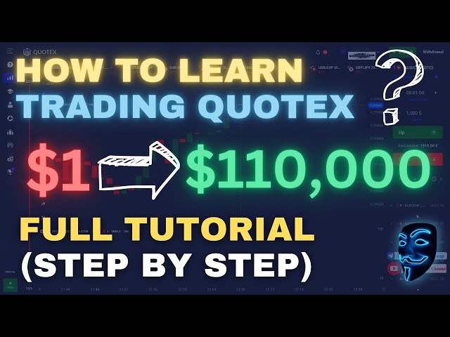 QUOTEX TRADING TUTORIAL FOR BEGINNERS 2023 | $1 TURN INTO $110,000 TRADING QUOTEX WITH THIS STRATEGY