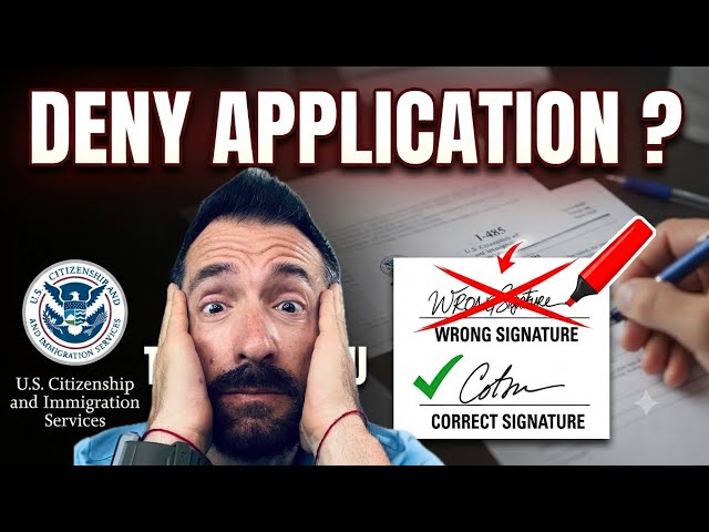 USCIS Will DENY Your Application Over THIS Signature Mistake - New 2026 Rule