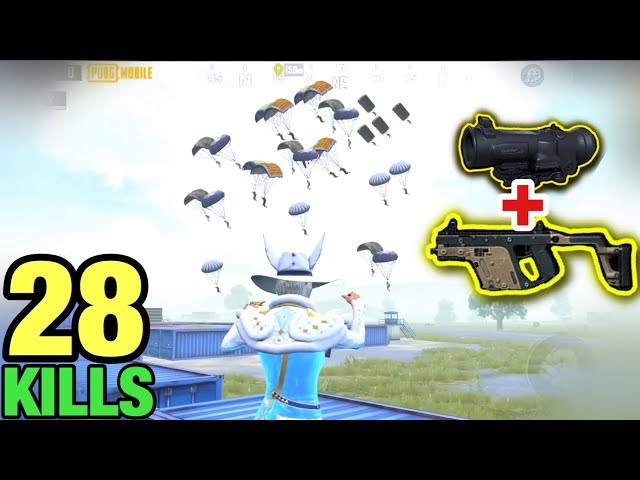 POWER OF VECTOR + 6x SCOPE | 28 KILLS SOLO VS SQUAD | PUBG MOBILE TACAZ