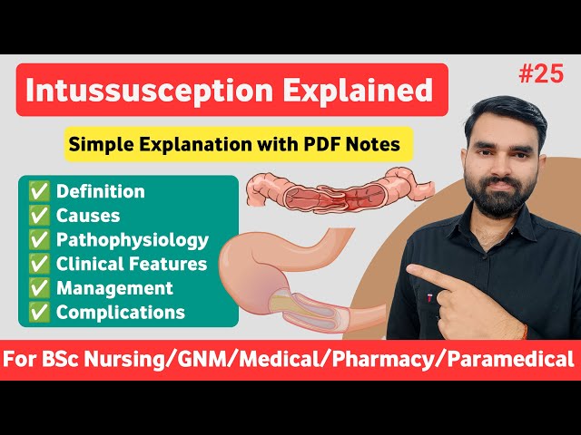 Intussusception Disease in Hindi | Causes, Symptoms, Diagnosis And Management of Intussusception