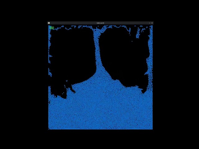 FLIP fluid simulation with ILGPU and Raylib
