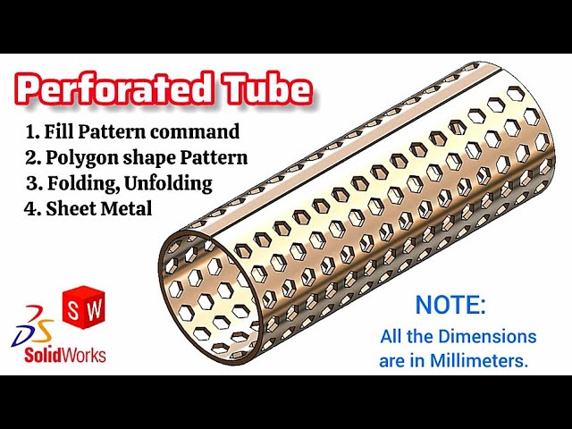 Master Solidworks: Create Stunning Fill Patterns & Fold/Unfold Techniques in Sheet Metal.