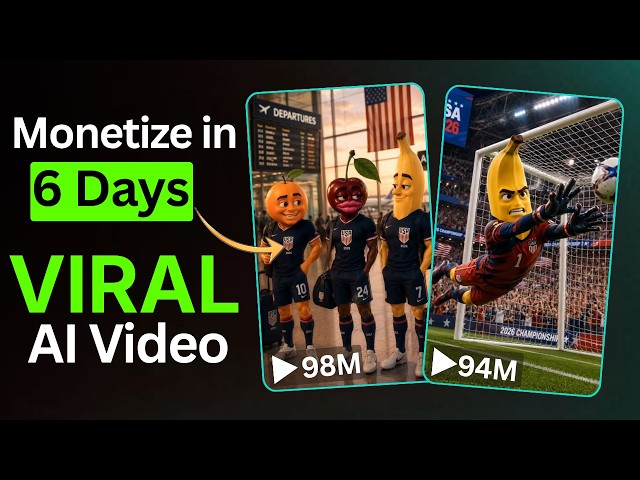 Create Viral Fruit World Cup Videos Using AI ( Full Tutorial )