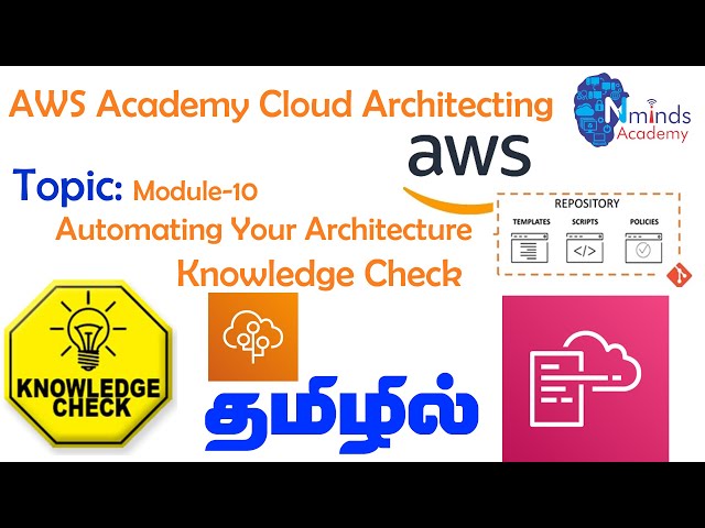 AWS Academy Cloud Architecting Module 10 Knowledge Check