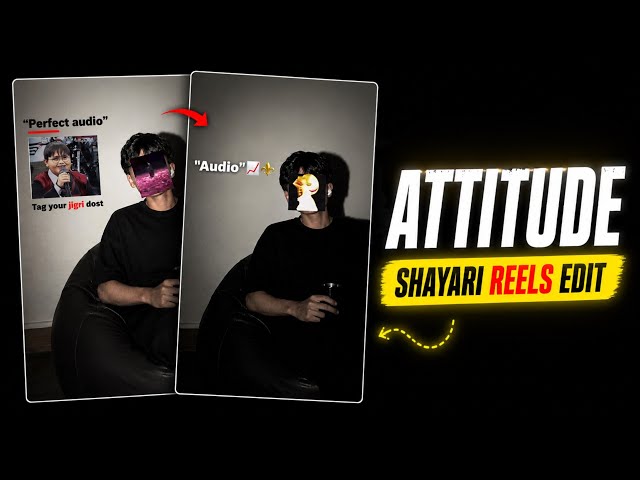 Audio Text Trending Attitude Reels Editing 🔥