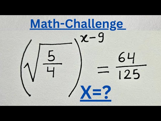 A Nice Olympiad Exponential Problem 