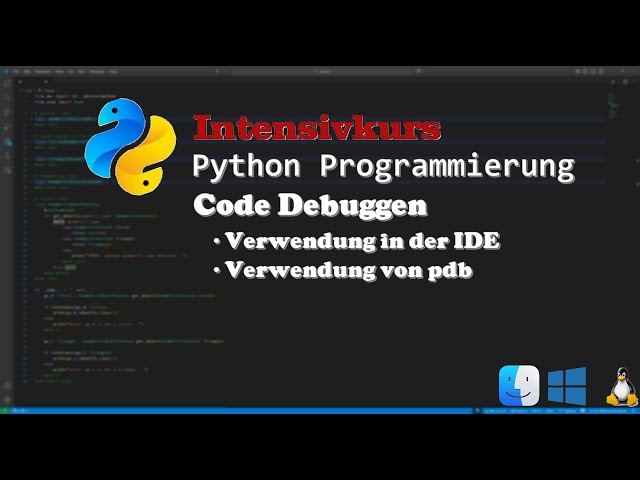 Intensivkurs Python Programmierung 🐍 - Debuggen von Code | ITWorks4U