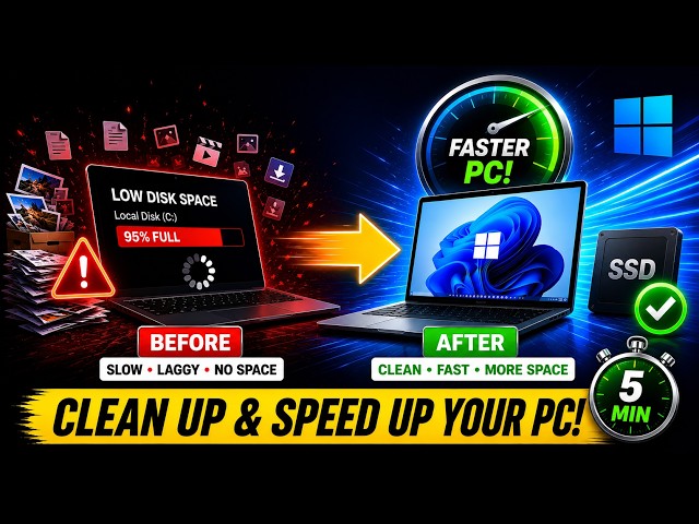 Speed Up Windows 11 & Free Storage FAST!
