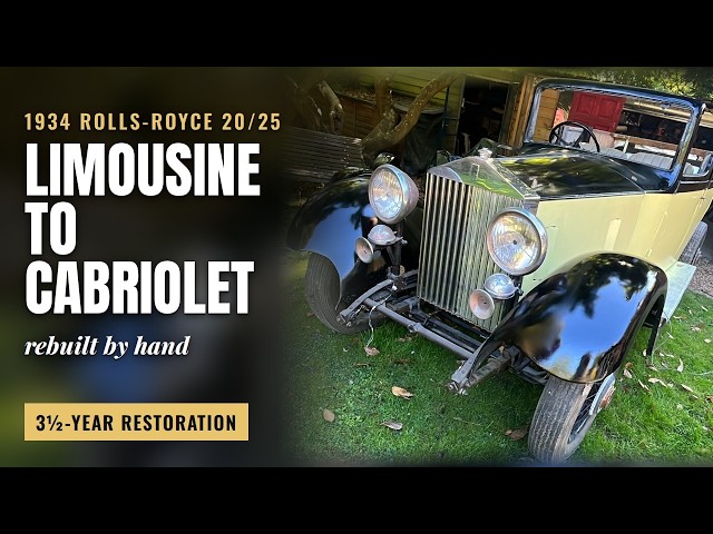 My Dad Turned a 1934 Rolls-Royce Limousine Into a Cabriolet