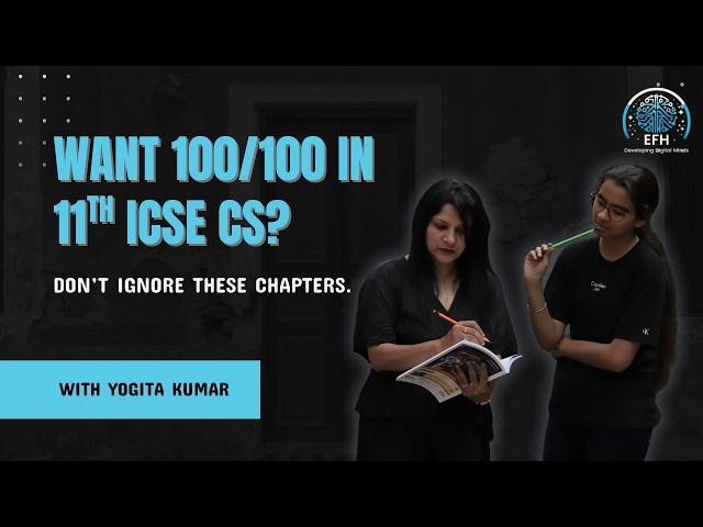 ISC Class 11 CS is not just a continuation of Class 10 - it builds the foundation for Class 12.