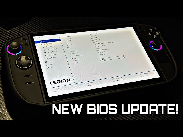 UPDATE NOW!!! NEW BIOS UPDATE | LEGION GO 2
