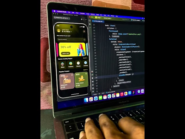 Flutter Tutorial for Beginners – Build This in 60s! #shorts #explore #trending