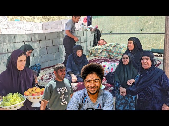 An Amazing Day with the Nemat Family.A Story of Nomads Coping with Daily Challenges Visiting Grandma