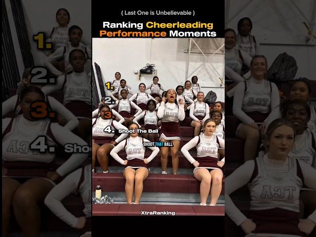 Ranking Cheerleading Performance Moments #cheer #cheerleading #tiktok