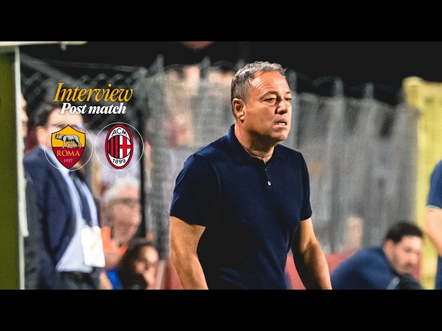 PIOVANI INTERVIEW | Post Match | Roma-Milan | Serie A Women