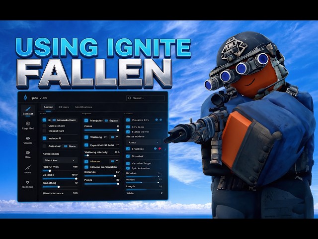 *Wallbang* Using the best fallen survival script and taking over the server😈 I Ft. Ignite