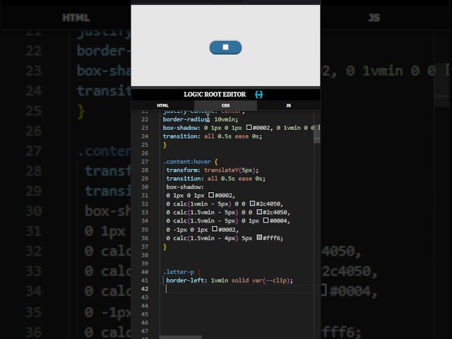 This PLAY Button Is Built with Pure CSS 🤯 (No Icons, No JS) #cssanimation #coding #htmlcss #coding