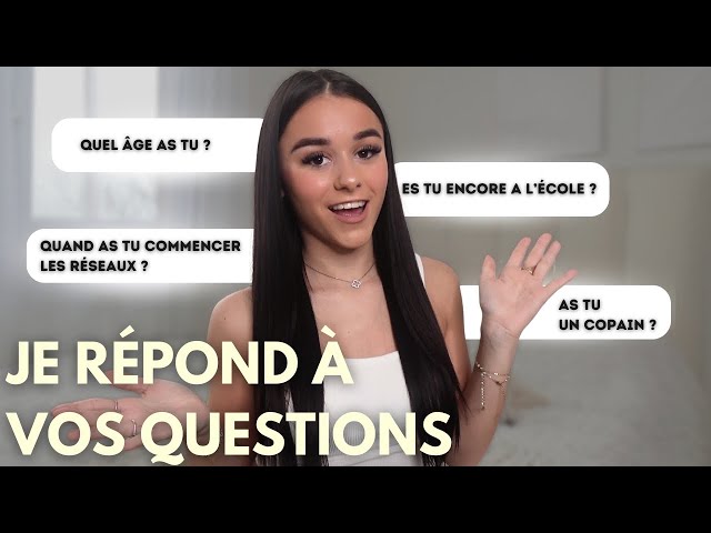 FAQ | JE RÉPOND À VOS QUESTIONS